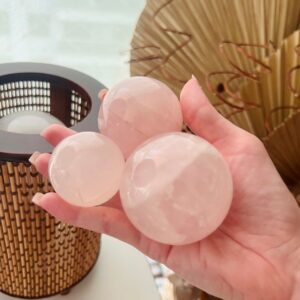 Esfera de Quartzo Rosa