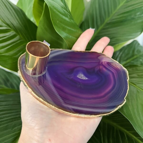 Platter de Ágata - Porta-velas palito - Imagem 10