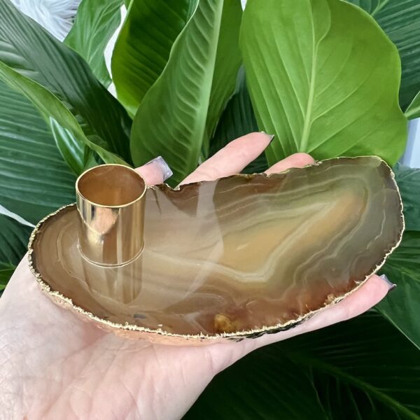 Platter de Ágata - Porta-velas palito - Imagem 11