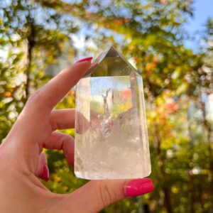 Ponta de Cristal - Quartzo Transparente