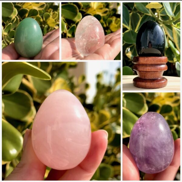 Yoni-Eggs Ovos de Cristais (vários cristais)