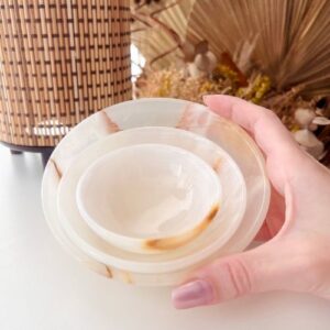 Tigela Bowl de Ônix Branco