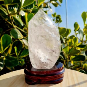 Cristal Super Polido e Translúcido na Base de Madeira - 570g