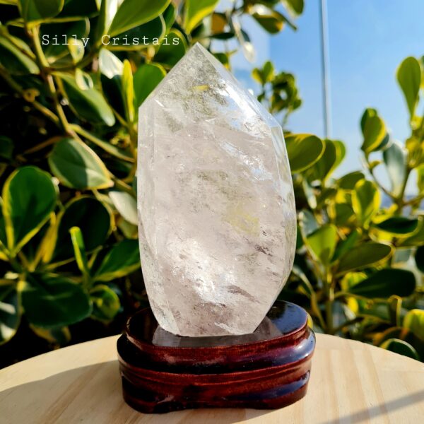 Cristal Super Polido e Translúcido na Base de Madeira - 570g