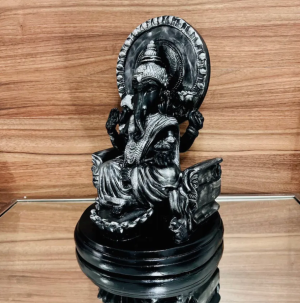 Ganesha - Deus Hindu Da Sabedoria E Prosperidade - 33cm - Imagem 3