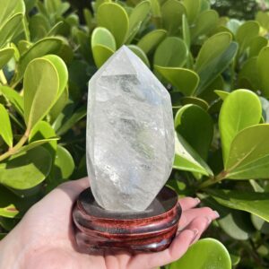 Cristal Super Polido e Translúcido na Base de Madeira - 570g
