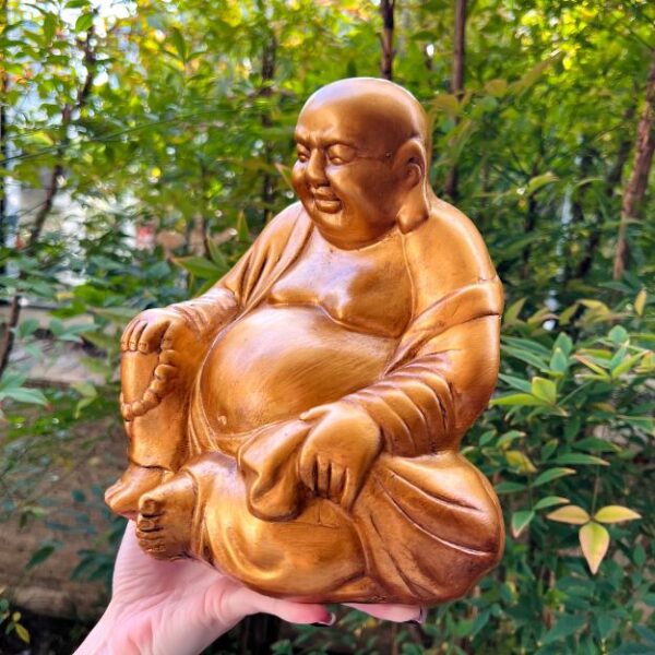 Escultura de Buda Feliz - 22 cm - Imagem 2