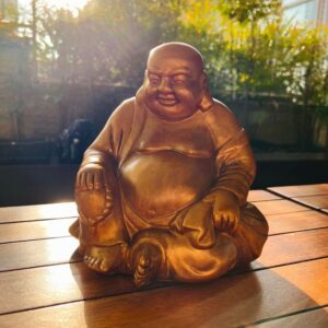 Escultura de Buda Feliz - 22 cm