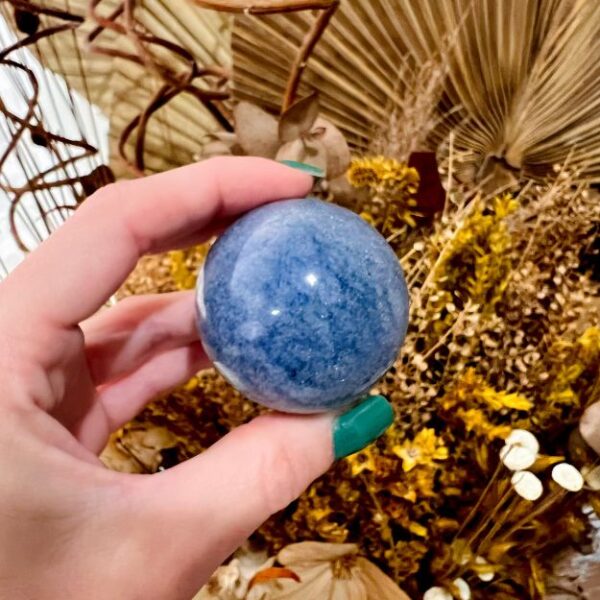 Esfera de Quartzo Azul - Imagem 4