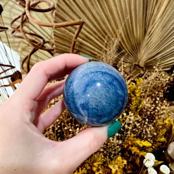 Esfera de Quartzo Azul - Imagem 2