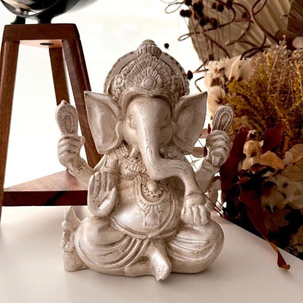 Escultura de Ganesha 20cm - Imagem 4