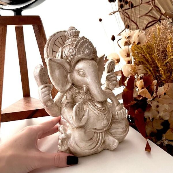 Escultura de Ganesha 20cm - Imagem 5