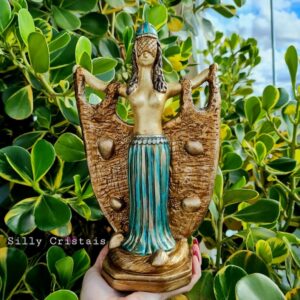 Escultura De Iemanjá - Rainha Do Mar - 26cm