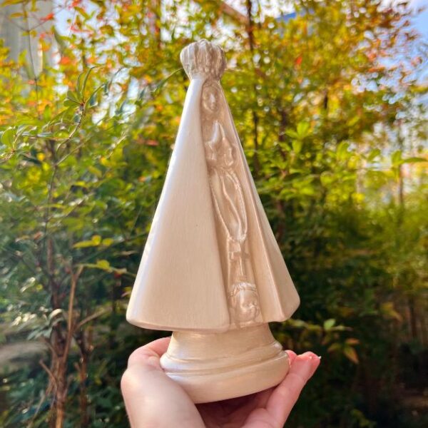 Nossa Senhora Aparecida 22cm - Branca - Imagem 2