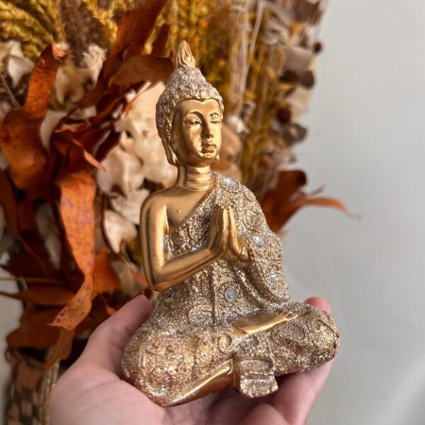 Escultura de Buda 12cm (resina) - Imagem 8
