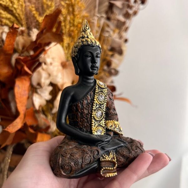 Escultura de Buda 12cm (resina) - Imagem 7