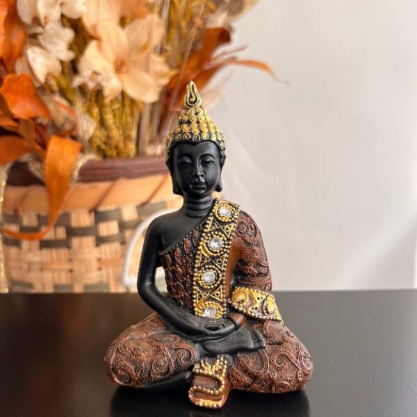 Escultura de Buda 12cm (resina) - Imagem 4