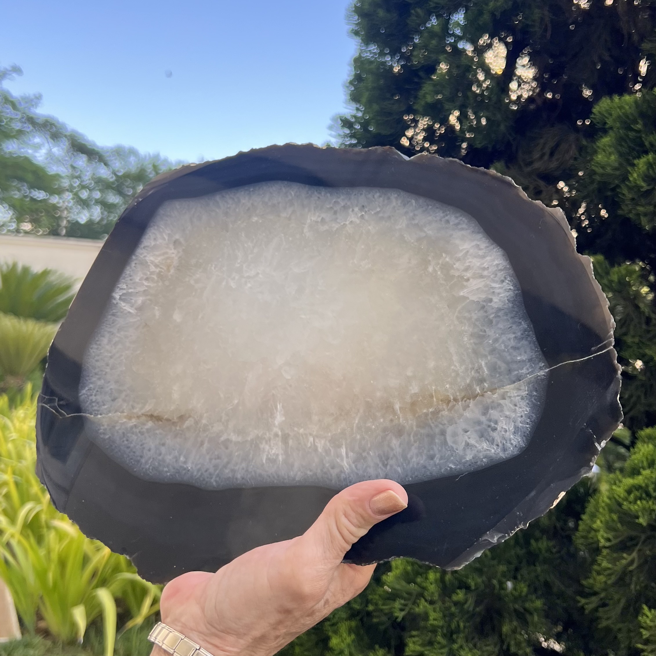 Platter de Ágata - Placa Bandeja - 31x24x2cm - 2,8kg