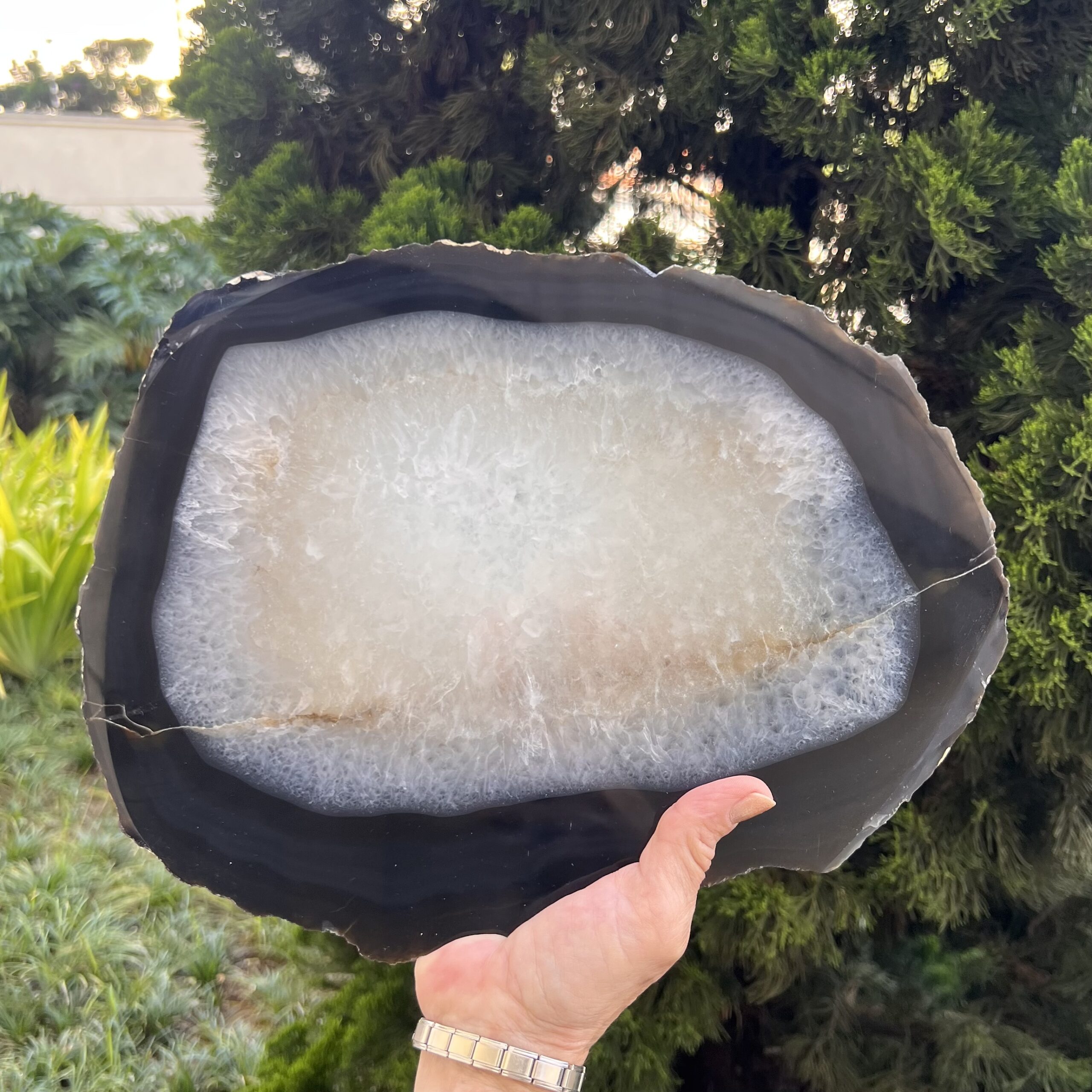 Platter de Ágata - Placa Bandeja - 31x24x2cm - 2,8kg - Imagem 3