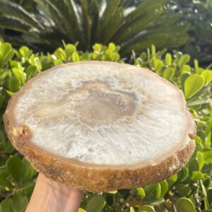 Platter Placa Decorativa Ágata Natural Bandeja Grande - G9