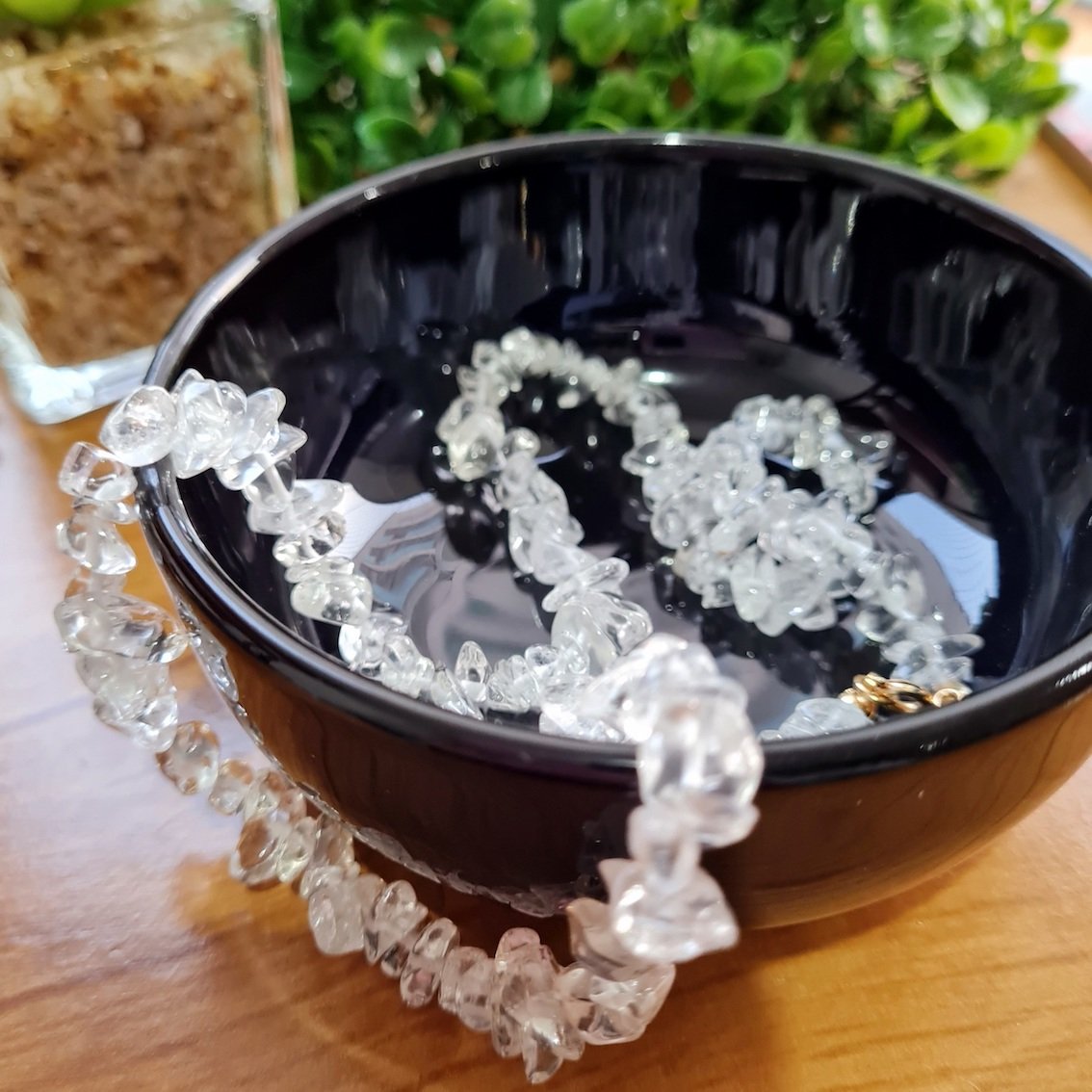 Colar de Cascalho - Quartzo Transparente - Imagem 2